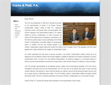 Tablet Screenshot of clarkeplatt.com